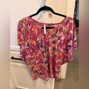 Dear Scarlett Vibrant Multicolor Women's Blouse